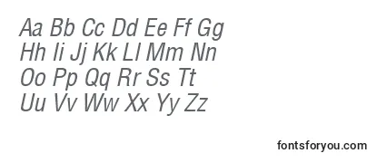 HelveticaLtCondensedOblique Font