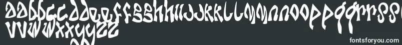 フォントDabomb ffy – 白い文字
