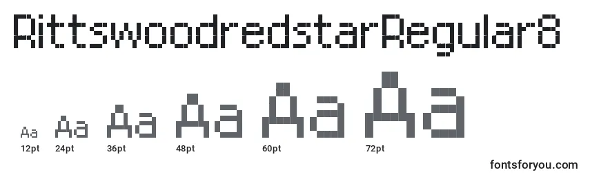 RittswoodredstarRegular8 Font Sizes