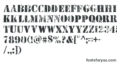 Wetworks font – stencil Fonts