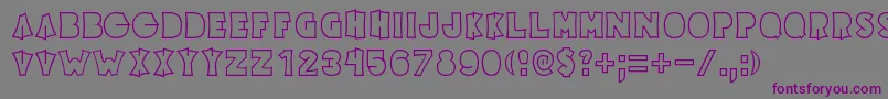 Elecpikl Font – Purple Fonts on Gray Background