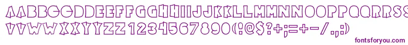 Elecpikl Font – Purple Fonts on White Background