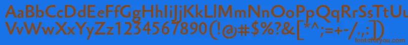 More about SebastianlightucfBold Font SebastianlightucfBold Font – Brown Fonts on Blue Background