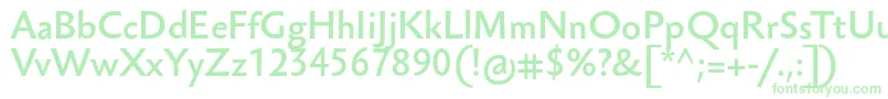 SebastianlightucfBold-Schriftart – Grüne Schriften auf weißem Hintergrund