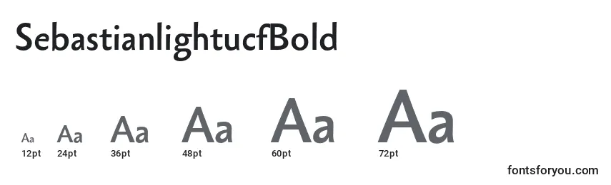SebastianlightucfBold font sizes