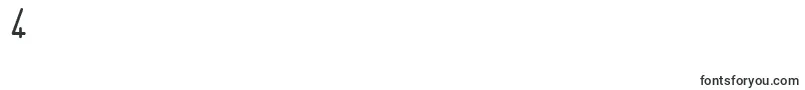 Bellerophon Font – Fonts for Digit 4