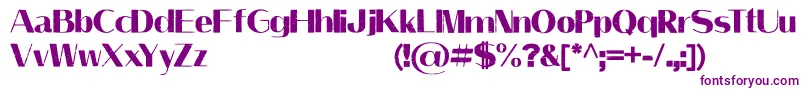 LeilaniPersonalUseOnly Font – Purple Fonts on White Background
