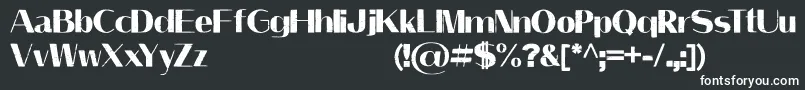 LeilaniPersonalUseOnly Font – White Fonts on Black Background