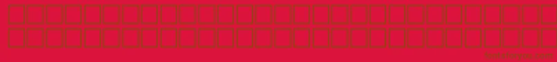 McsHor1SUSnail2000 Font – Brown Fonts on Red Background