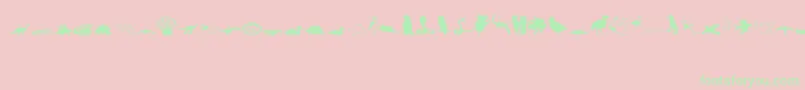 More about Animals1 Font Animals1 Font – Green Fonts on Pink Background