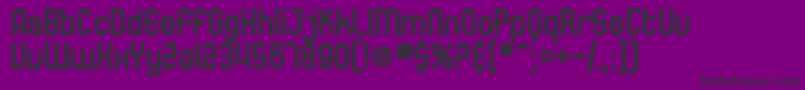 Weitere Informationen zur SfEccentricOpusBold-Schriftart SfEccentricOpusBold-Schriftart – Schwarze Schriften auf violettem Hintergrund