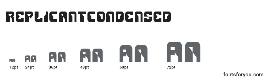 ReplicantCondensed Font Sizes