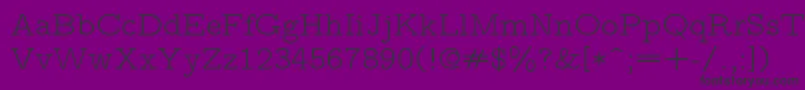 Lmmonoproplt10Regular Font – Black Fonts on Purple Background