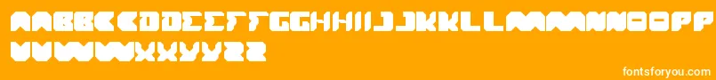 Translation Font – White Fonts on Orange Background