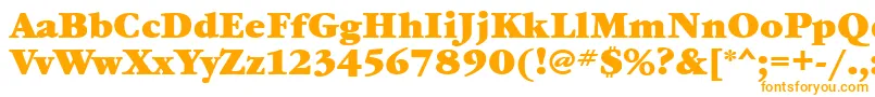 GaramondbookcttBold-Schriftart – Orangefarbene Schriften
