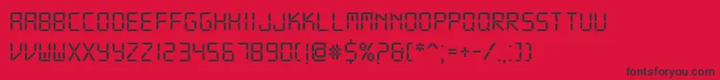 More about DsDigital Font DsDigital Font – Black Fonts on Red Background