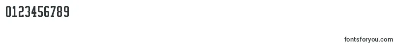 CollegeCondensed-Schriftart – Schriften für Zahlen und Nummern
