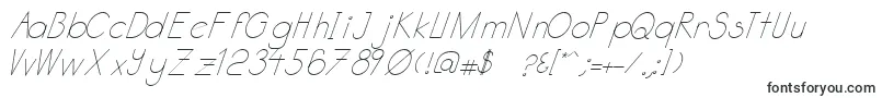 Katabidalanitalic-fontti – Fontit Adobe Acrobatille
