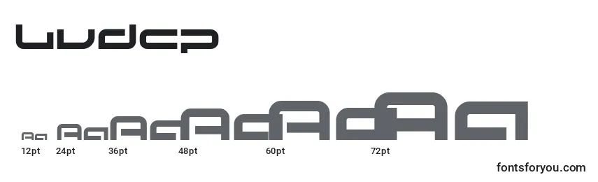 Lvdcp Font Sizes