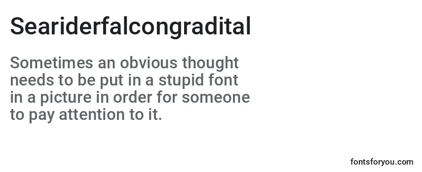 Seariderfalcongradital Font