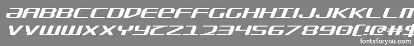 SdfItalic Font – White Fonts on Gray Background
