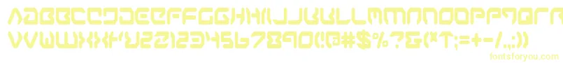 AirstripOneCondensed Font – Yellow Fonts on White Background