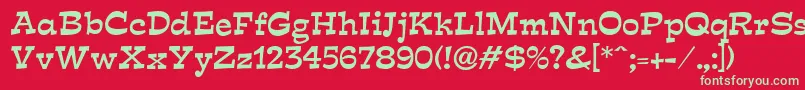 More about EstraldbNormal Font EstraldbNormal Font – Green Fonts on Red Background