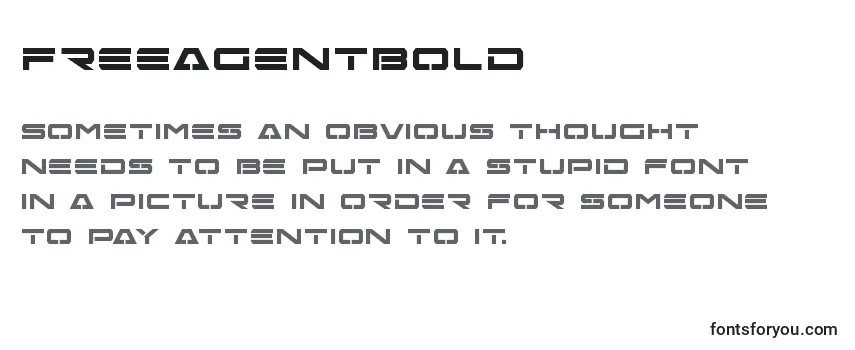 Review of the Freeagentbold Font