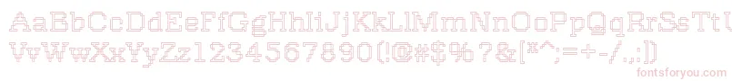 Rough13Bold Font – Pink Fonts
