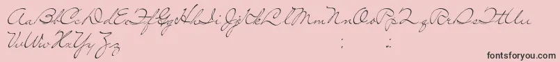 SoLonely Font – Black Fonts on Pink Background