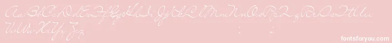 SoLonely-Schriftart – Weiße Schriften auf rosa Hintergrund