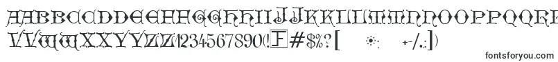 GeschlossenGotikKaps-Schriftart – Schriften für Adobe Acrobat
