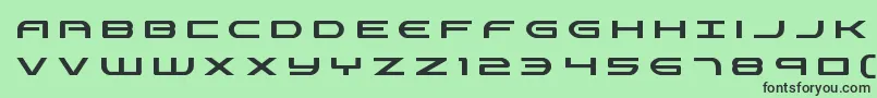 Antietamtitle Font – Black Fonts on Green Background