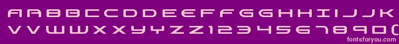 Antietamtitle Font – Pink Fonts on Purple Background