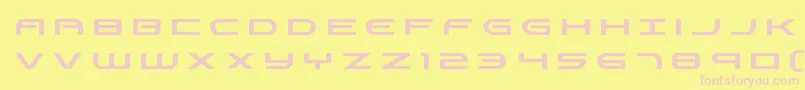 Antietamtitle Font – Pink Fonts on Yellow Background