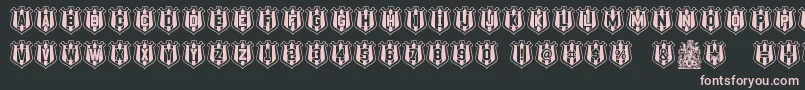 NufcSheild Font – Pink Fonts on Black Background