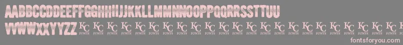 Weitere Informationen zur VerbalDiarrhea-Schriftart VerbalDiarrhea-Schriftart – Rosa Schriften auf grauem Hintergrund