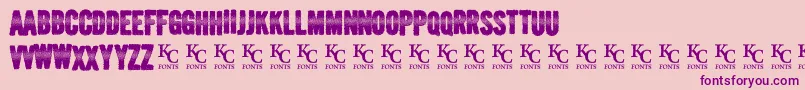 VerbalDiarrhea Font – Purple Fonts on Pink Background