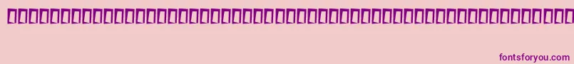 ShFreehand3 Font – Purple Fonts on Pink Background