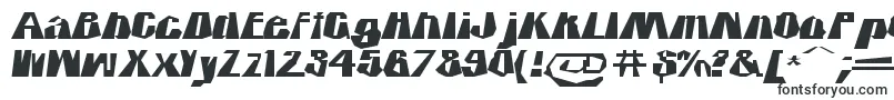 Шрифт Icicleco – тяжелые шрифты