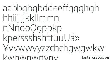 EncodesansnarrowExtralight font – igbo Fonts