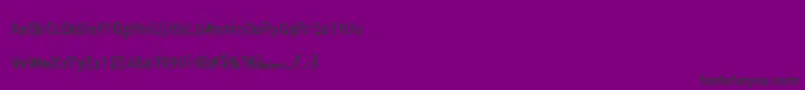 Regimechange Font – Black Fonts on Purple Background