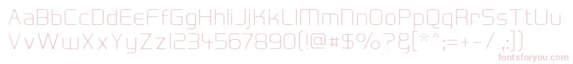 HallFeticaDecompose Font – Pink Fonts on White Background