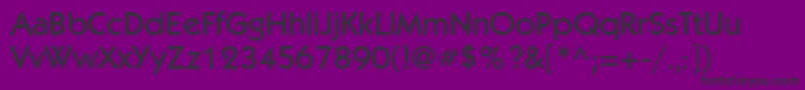 KabelcMedium Font – Black Fonts on Purple Background