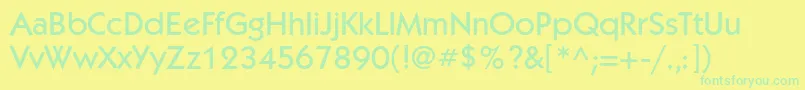 More about KabelcMedium Font KabelcMedium Font – Green Fonts on Yellow Background