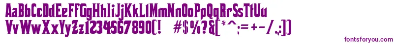 Corleonedue Font – Purple Fonts on White Background