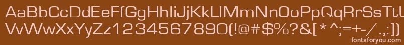 GardenwayextNo Font – Pink Fonts on Brown Background