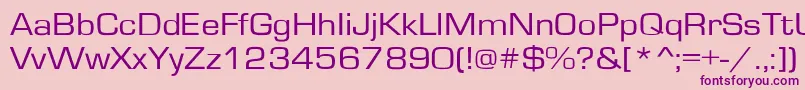 GardenwayextNo Font – Purple Fonts on Pink Background