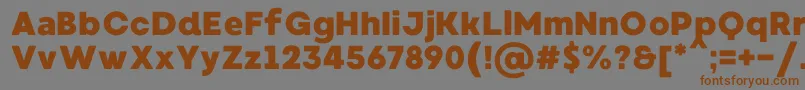 MadeWaffleSoftPersonalUse Font – Brown Fonts on Gray Background
