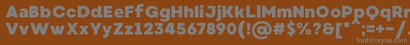 MadeWaffleSoftPersonalUse Font – Gray Fonts on Brown Background